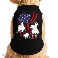 Rodeo Team Roping Horse Riding Equestrian Header Heeler Doggie Tank thumb 0