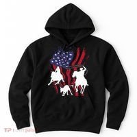 Rodeo Team Roping Horse Riding Equestrian Header Heeler Hoodie thumb 0