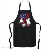 Rodeo Team Roping Horse Riding Equestrian Header Heeler Apron thumb 0