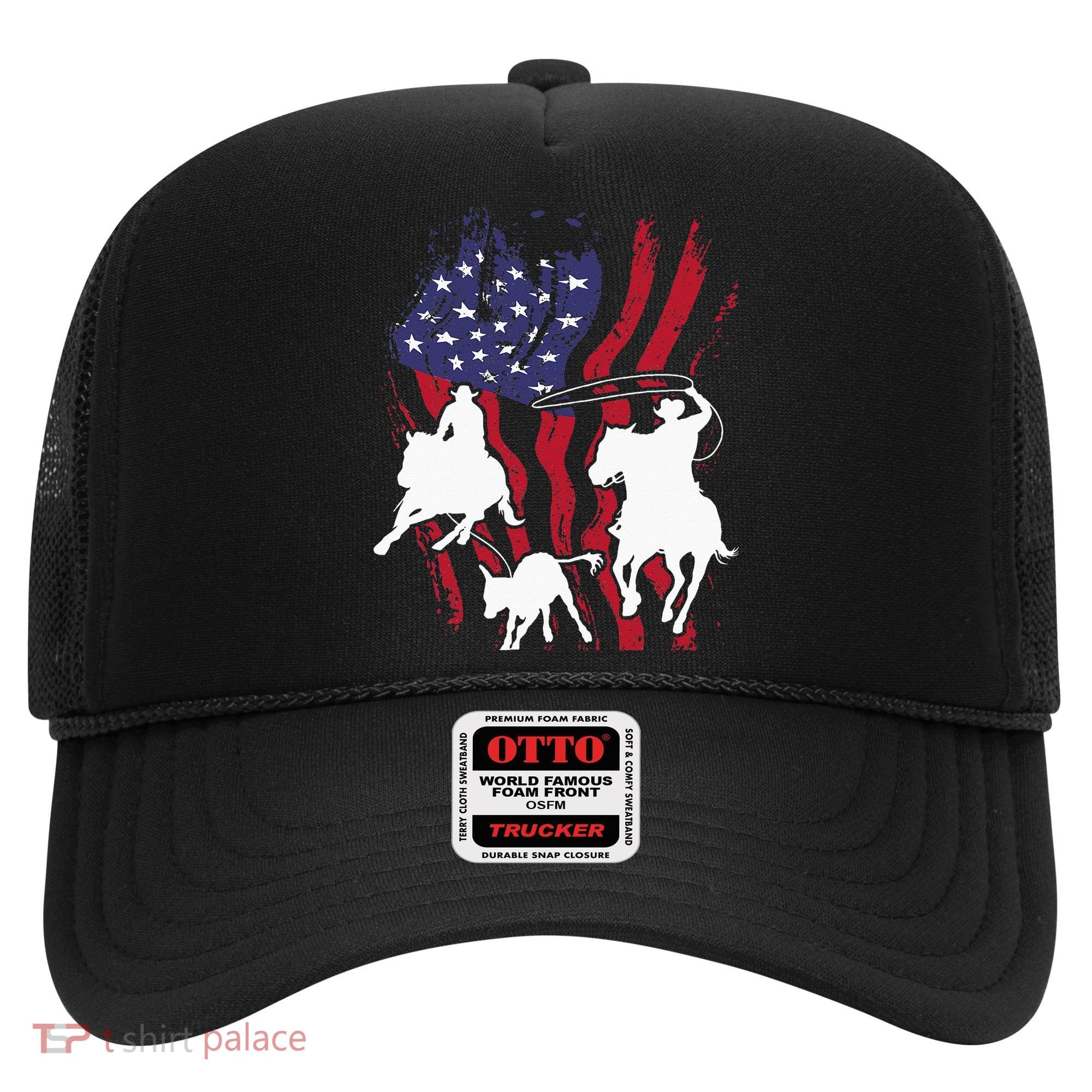 Rodeo Team Roping Horse Riding Equestrian Header Heeler Hat