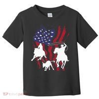 Rodeo Team Roping Horse Riding Equestrian Header Heeler Toddler T-Shirt thumb 0