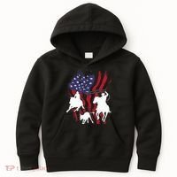 Rodeo Team Roping Horse Riding Equestrian Header Heeler Kids Hoodie thumb 0