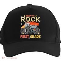 Ready To Rock First Grade First Day Of First Grade For Kids Five-Panel Snapback Cap thumb 0