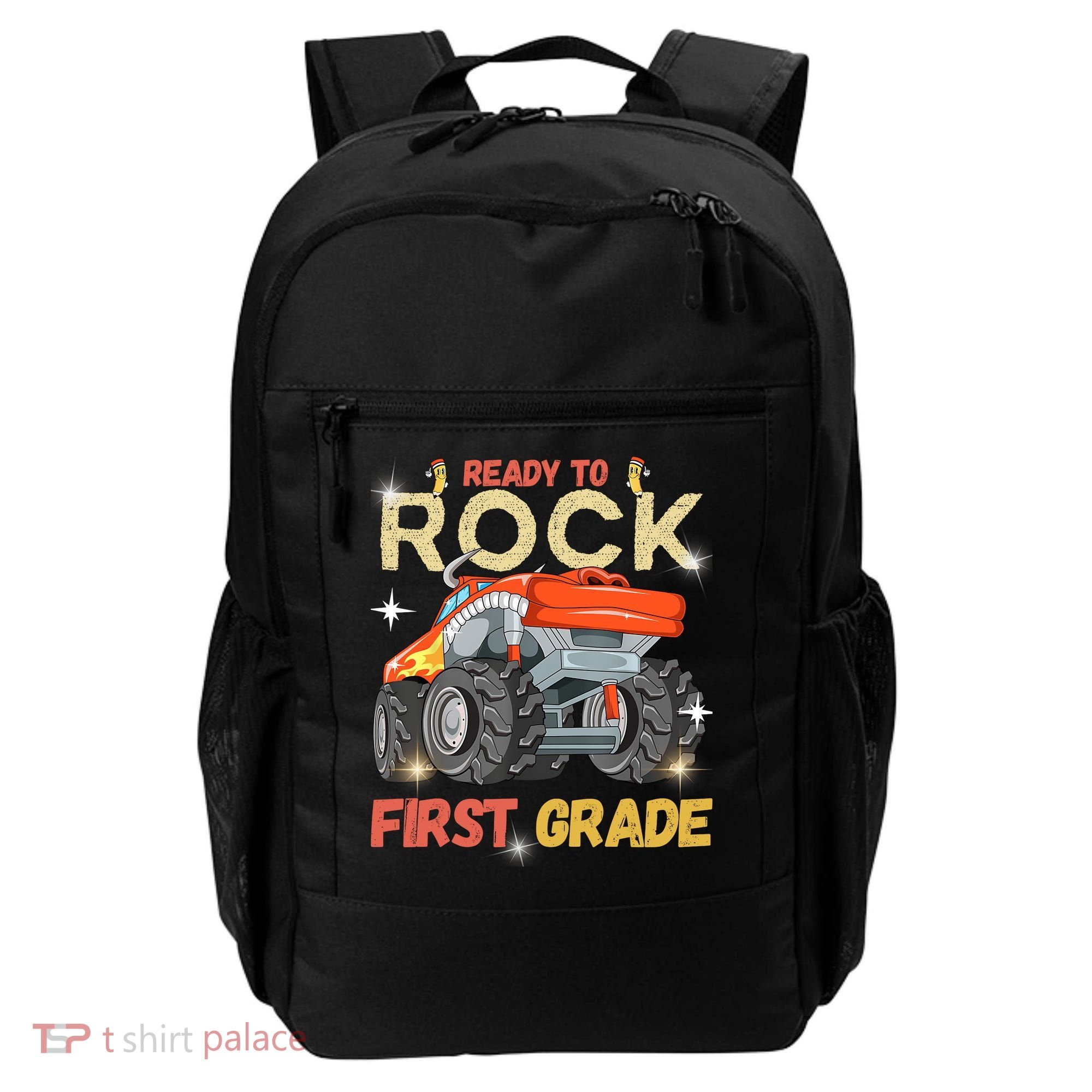 Ready To Rock First Grade First Day Of First Grade For Kids Backpack