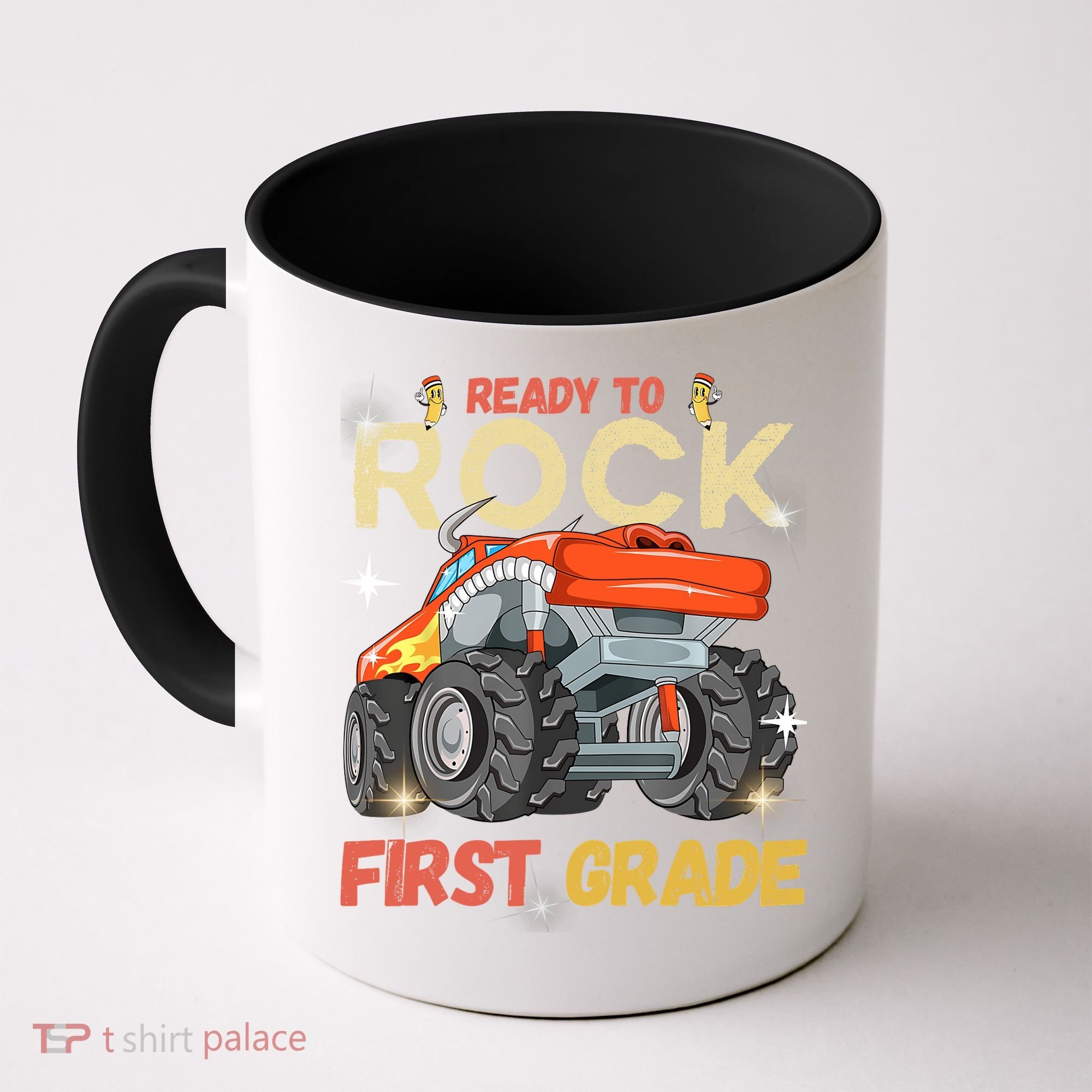 Ready To Rock First Grade First Day Of First Grade For Kids Coffee Mug