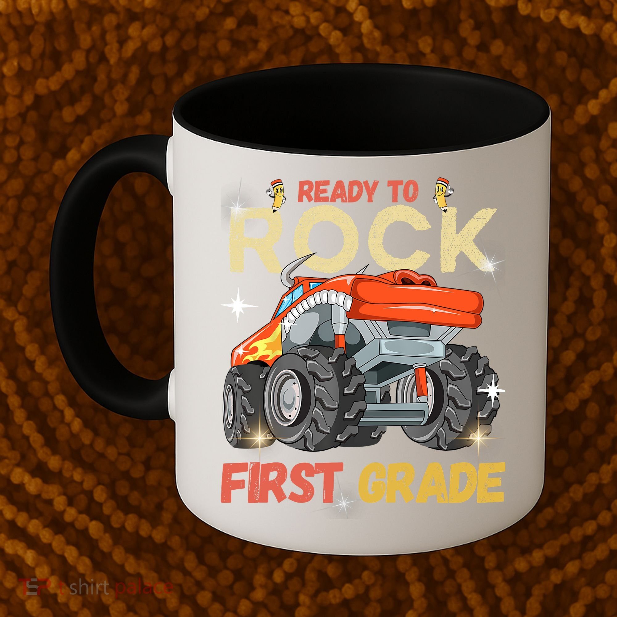 Ready To Rock First Grade First Day Of First Grade For Kids Coffee Mug