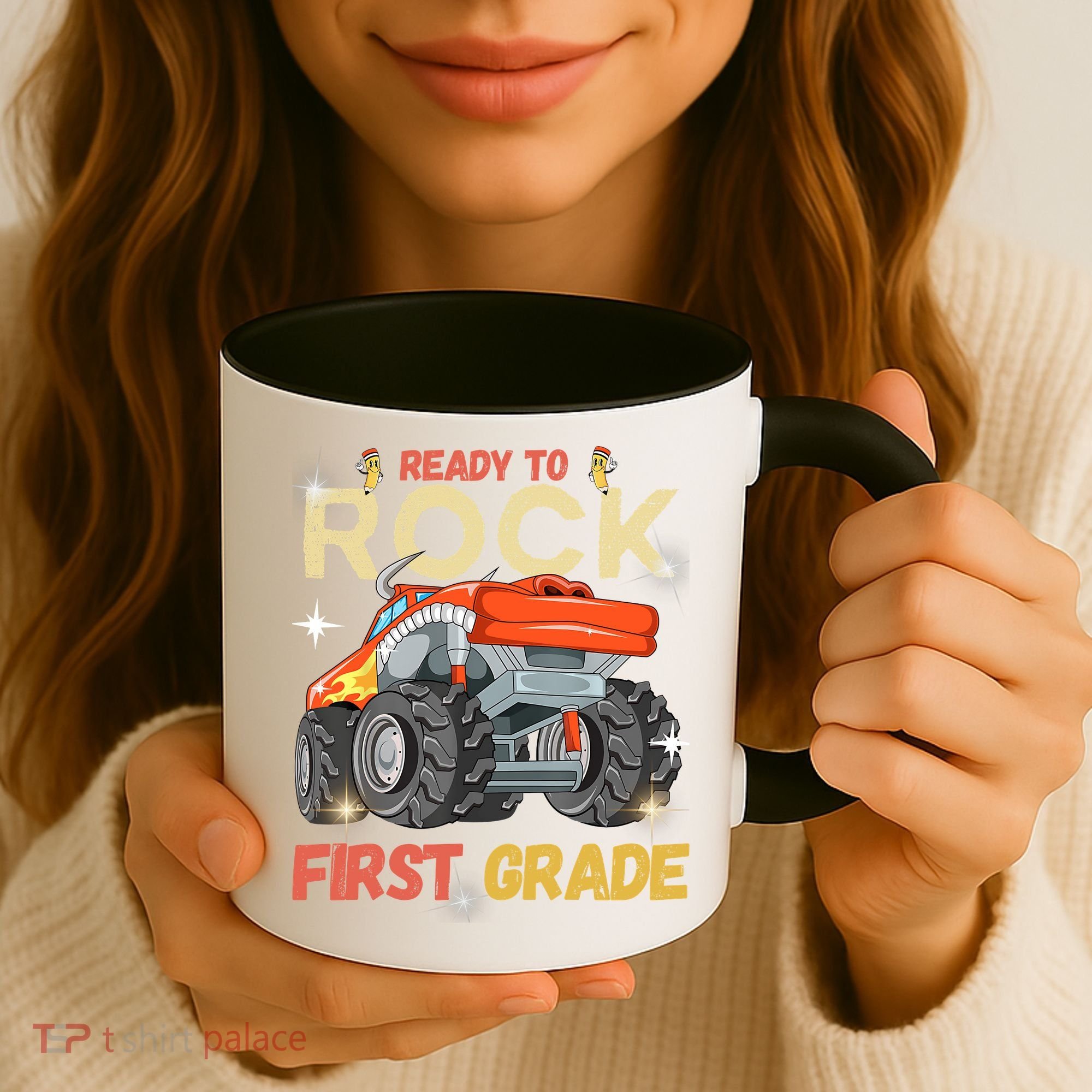 Ready To Rock First Grade First Day Of First Grade For Kids Coffee Mug