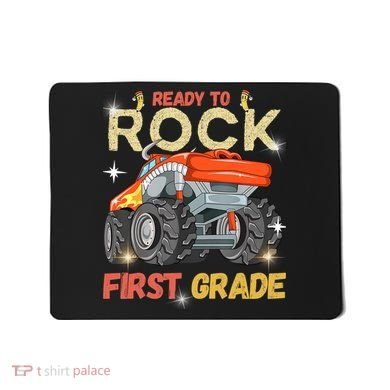 Ready To Rock First Grade First Day Of First Grade For Kids Mousepad