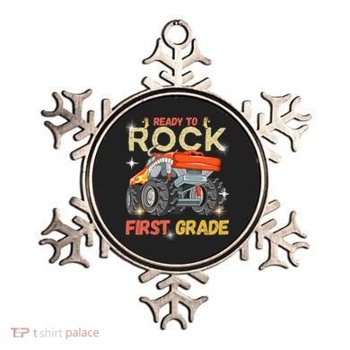 Ready To Rock First Grade First Day Of First Grade For Kids Ornament