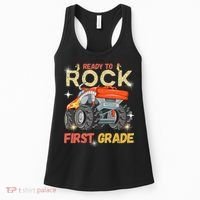 Ready To Rock First Grade First Day Of First Grade For Kids Women's Tank Top thumb 0
