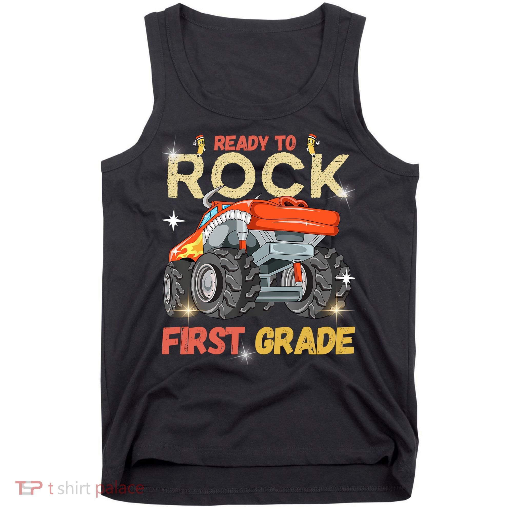 Ready To Rock First Grade First Day Of First Grade For Kids Tank Top