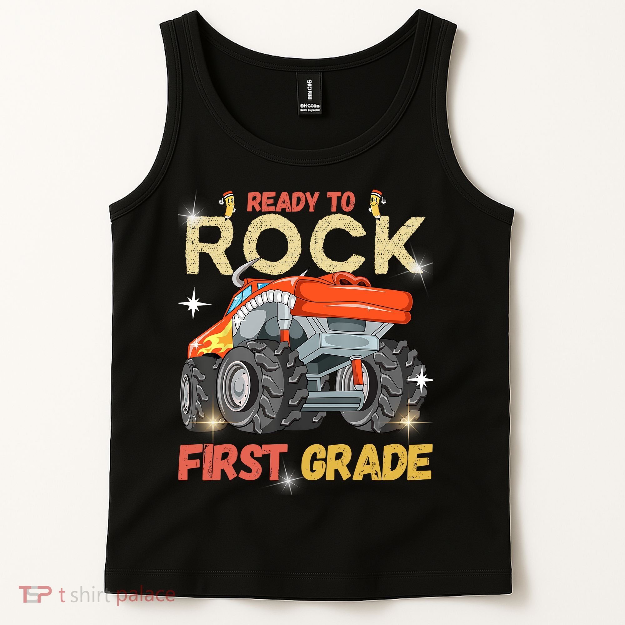 Ready To Rock First Grade First Day Of First Grade For Kids Tank Top
