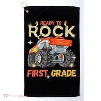 Ready To Rock First Grade First Day Of First Grade For Kids Golf Towel thumb 0