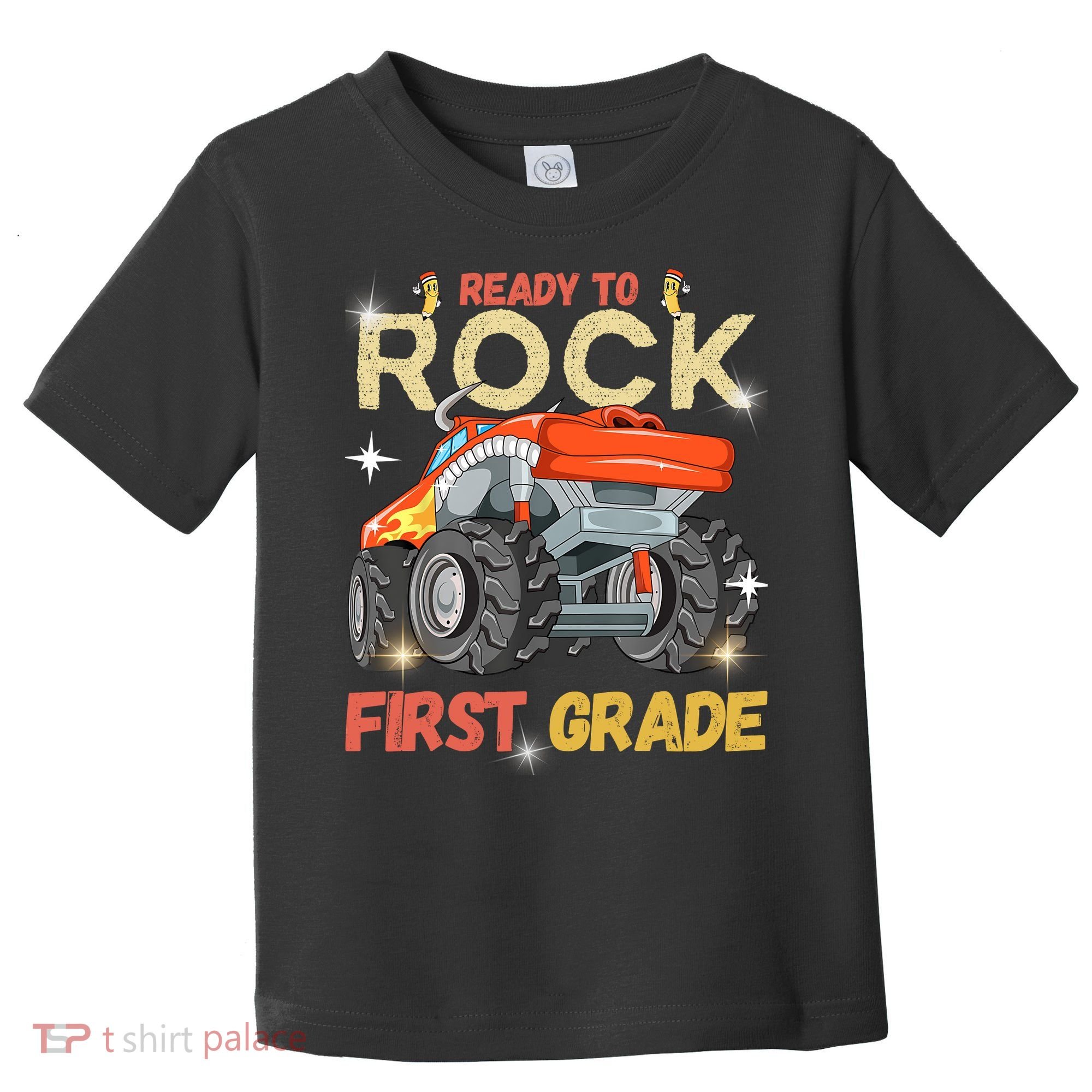 Ready To Rock First Grade First Day Of First Grade For Kids Toddler T-Shirt