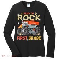 Ready To Rock First Grade First Day Of First Grade For Kids Women's Long Sleeve Shirt thumb 0