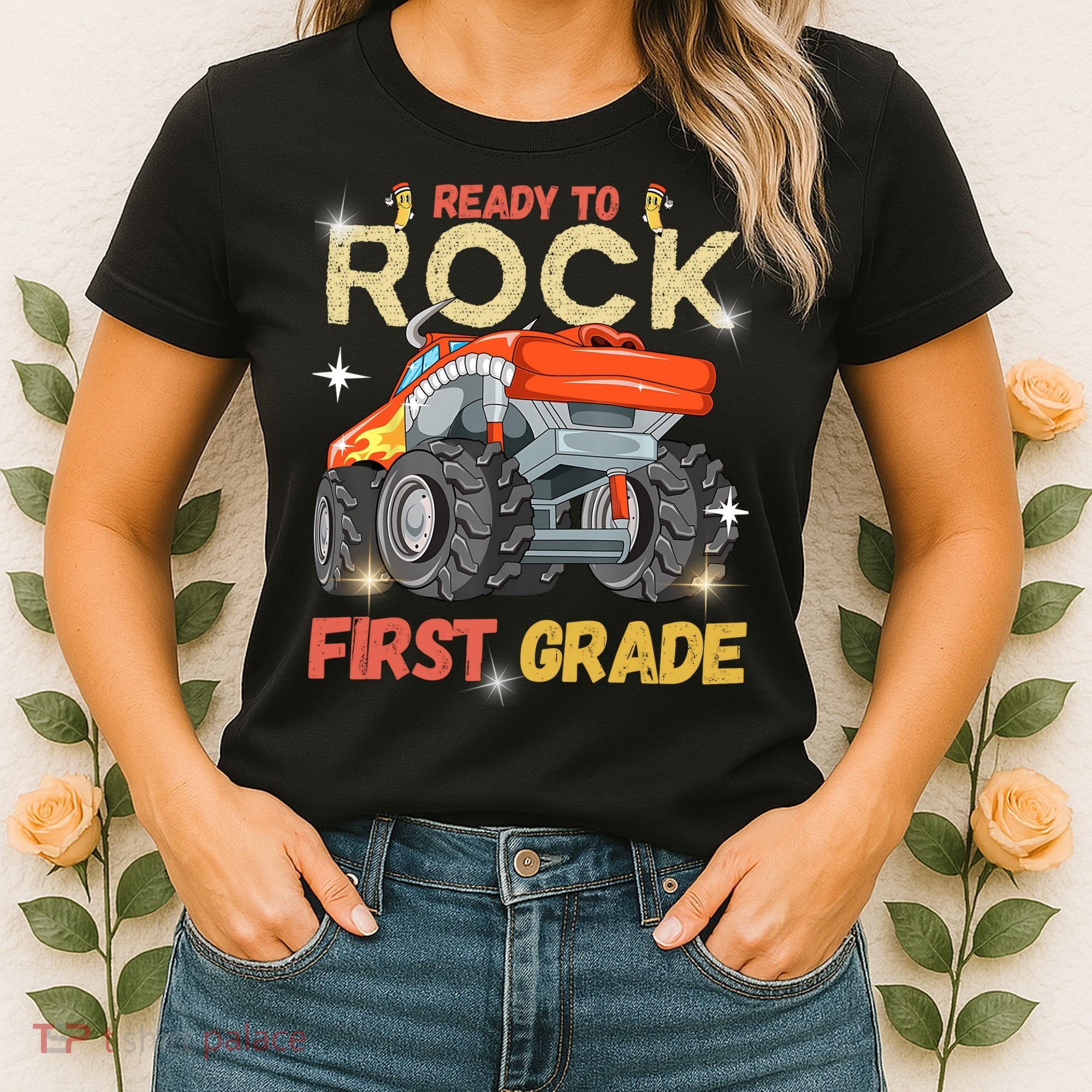 Ready To Rock First Grade First Day Of First Grade For Kids Women's T-Shirt