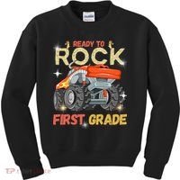 Ready To Rock First Grade First Day Of First Grade For Kids Kids Sweatshirt thumb 0