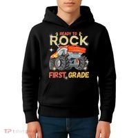 Ready To Rock First Grade First Day Of First Grade For Kids Kids Hoodie thumb 4