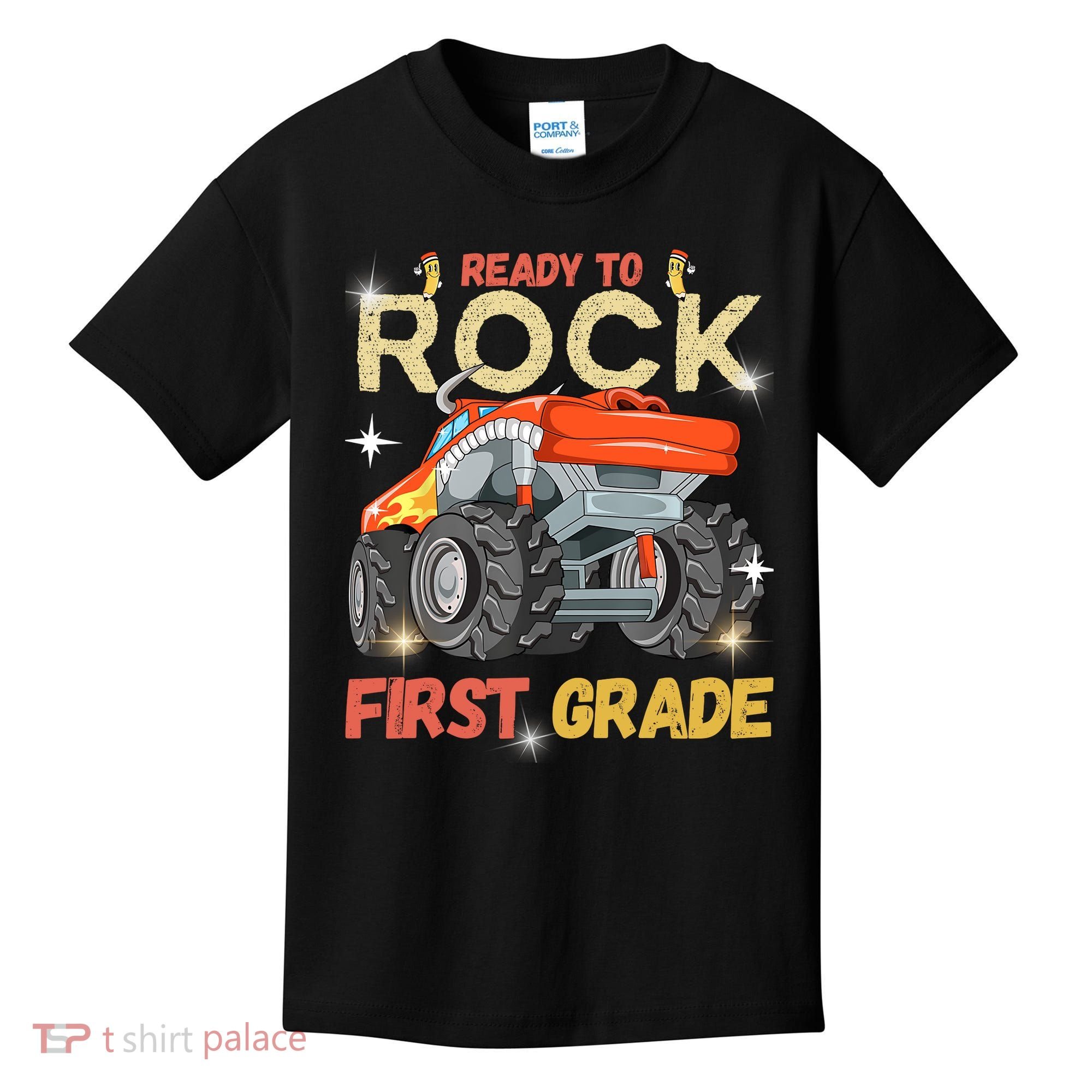 Ready To Rock First Grade First Day Of First Grade For Kids Kids T-Shirt