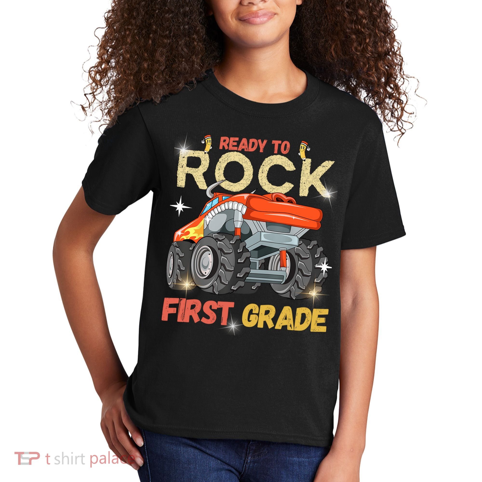 Ready To Rock First Grade First Day Of First Grade For Kids Kids T-Shirt