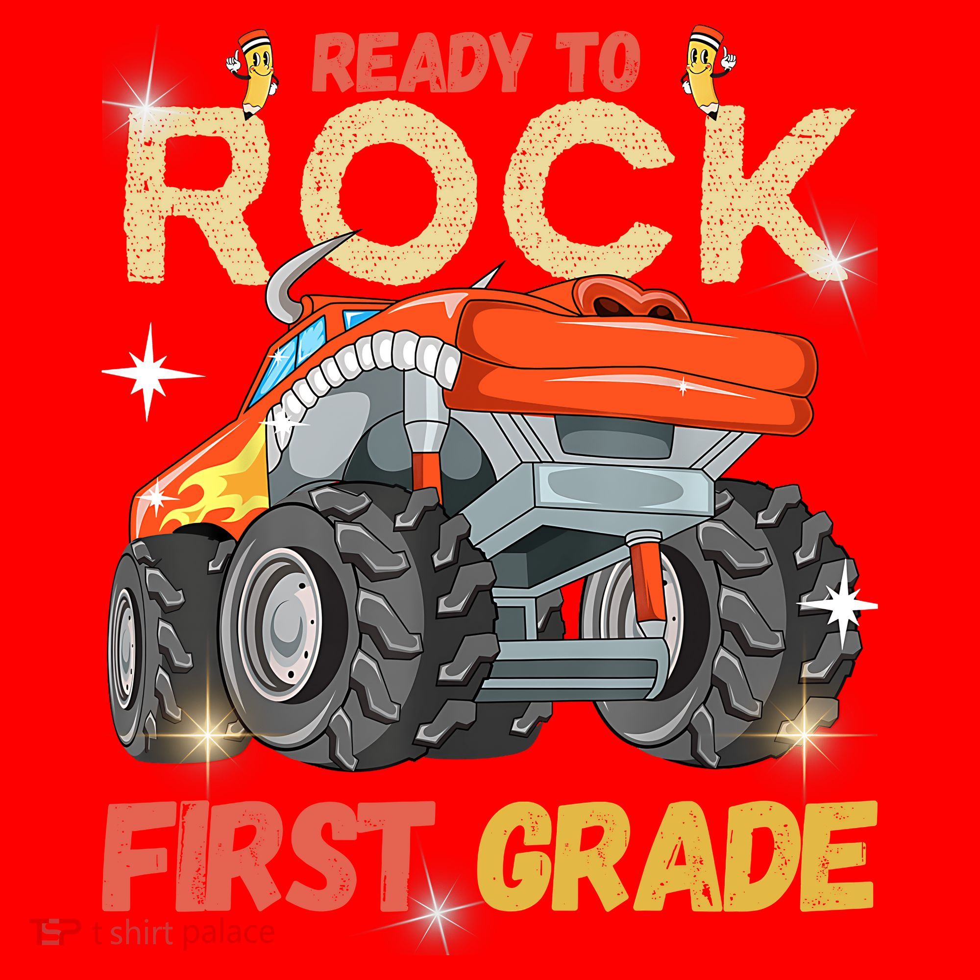 Ready To Rock First Grade First Day Of First Grade For Kids Santa Hat
