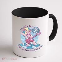 Ready To Rock Kindergarten Unicorn Back To School Coffee Mug thumb 1