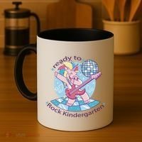 Ready To Rock Kindergarten Unicorn Back To School Coffee Mug thumb 4
