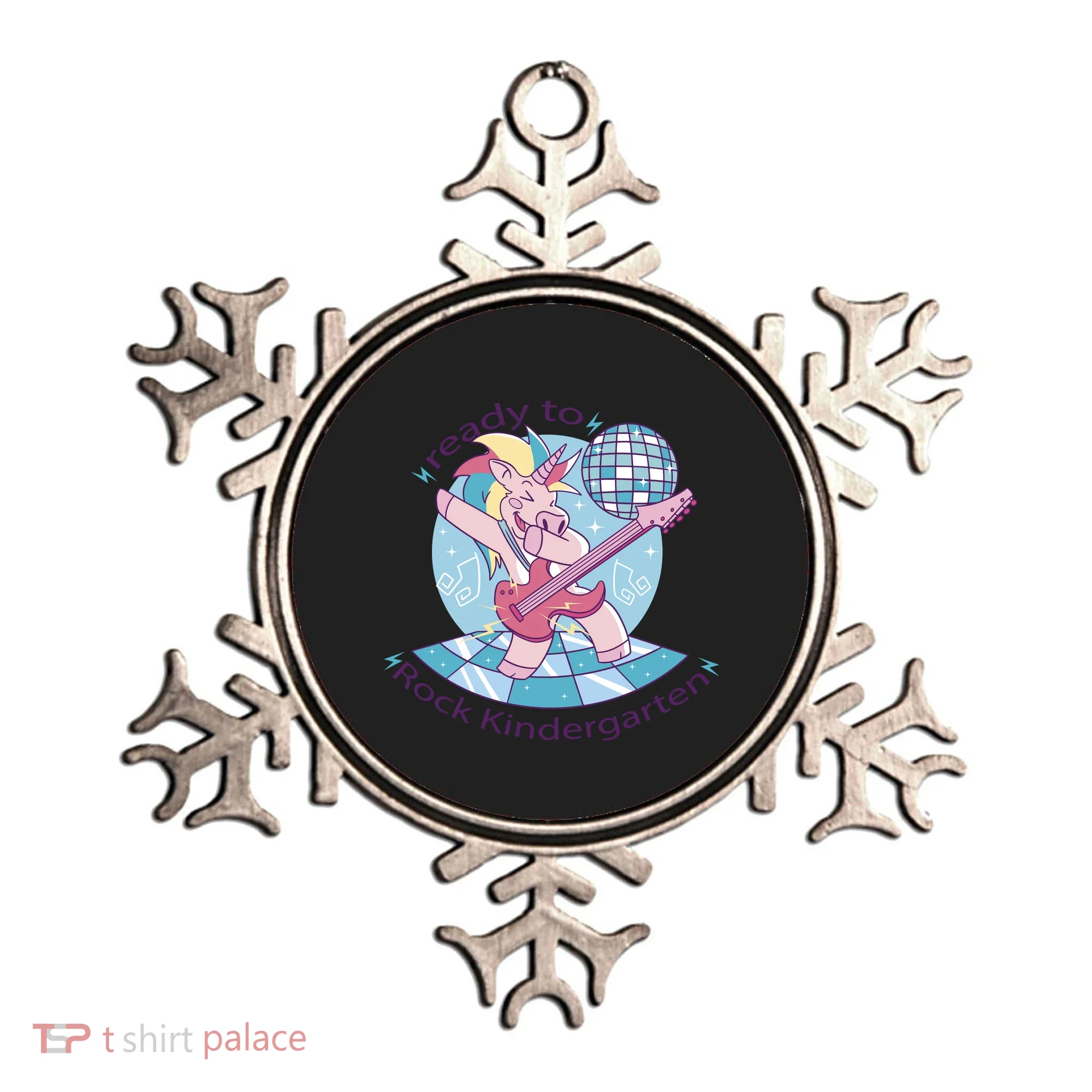 Ready To Rock Kindergarten Unicorn Back To School Ornament