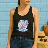 Ready To Rock Kindergarten Unicorn Back To School Women's Tank Top thumb 2