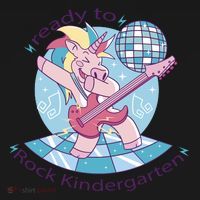 Ready To Rock Kindergarten Unicorn Back To School Kids Sweatshirt thumb 2