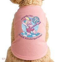 Ready To Rock Kindergarten Unicorn Back To School Doggie Tank thumb 0