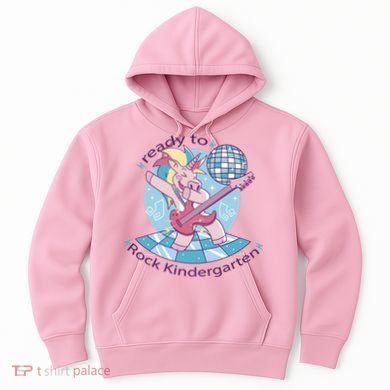 Ready To Rock Kindergarten Unicorn Back To School Hoodie