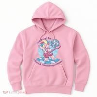 Ready To Rock Kindergarten Unicorn Back To School Hoodie thumb 0