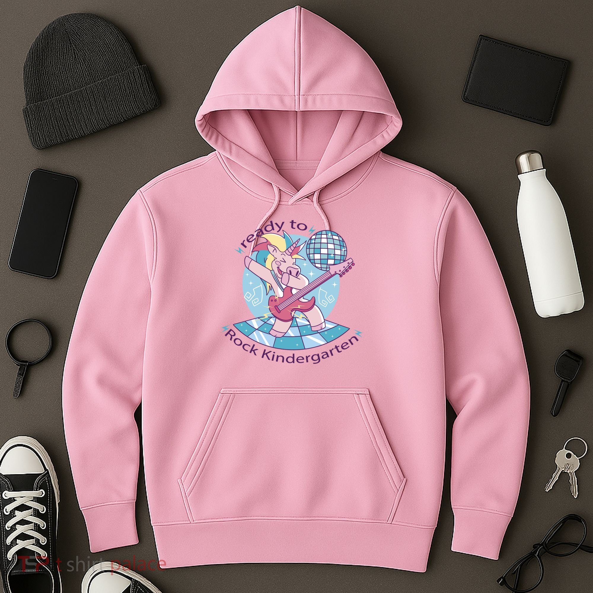 Ready To Rock Kindergarten Unicorn Back To School Hoodie