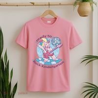 Ready To Rock Kindergarten Unicorn Back To School T-Shirt thumb 2