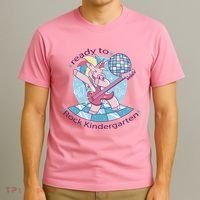 Ready To Rock Kindergarten Unicorn Back To School T-Shirt thumb 3