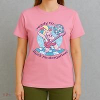 Ready To Rock Kindergarten Unicorn Back To School T-Shirt thumb 4