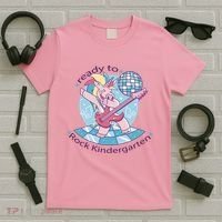 Ready To Rock Kindergarten Unicorn Back To School T-Shirt thumb 5