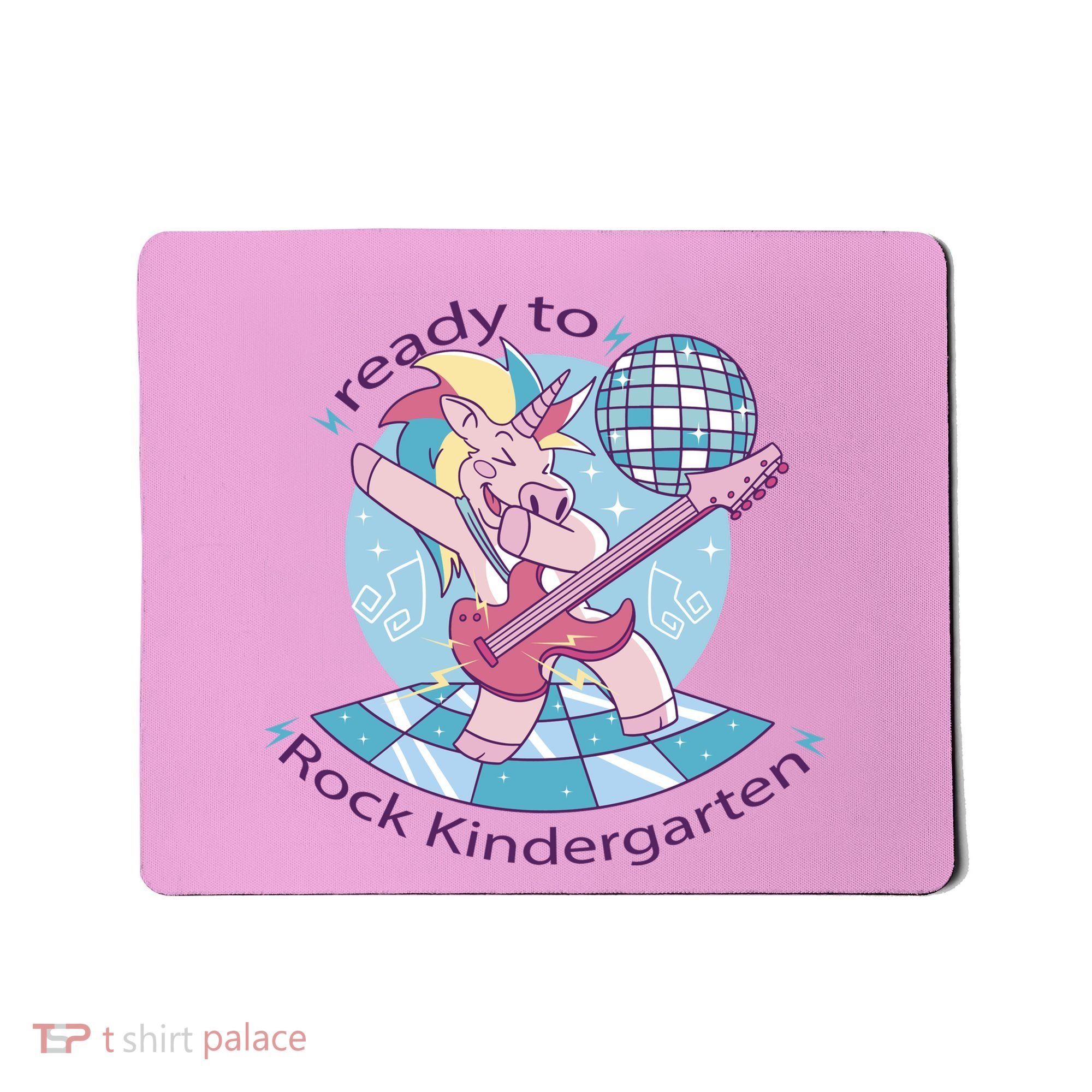 Ready To Rock Kindergarten Unicorn Back To School Mousepad