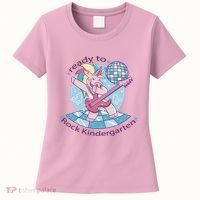 Ready To Rock Kindergarten Unicorn Back To School Women's T-Shirt thumb 0
