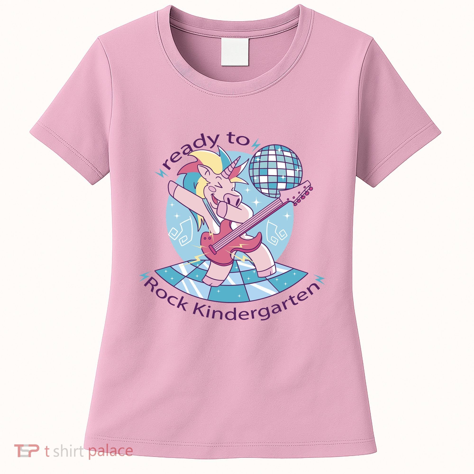 Ready To Rock Kindergarten Unicorn Back To School Women's T-Shirt