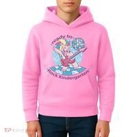 Ready To Rock Kindergarten Unicorn Back To School Kids Hoodie thumb 4
