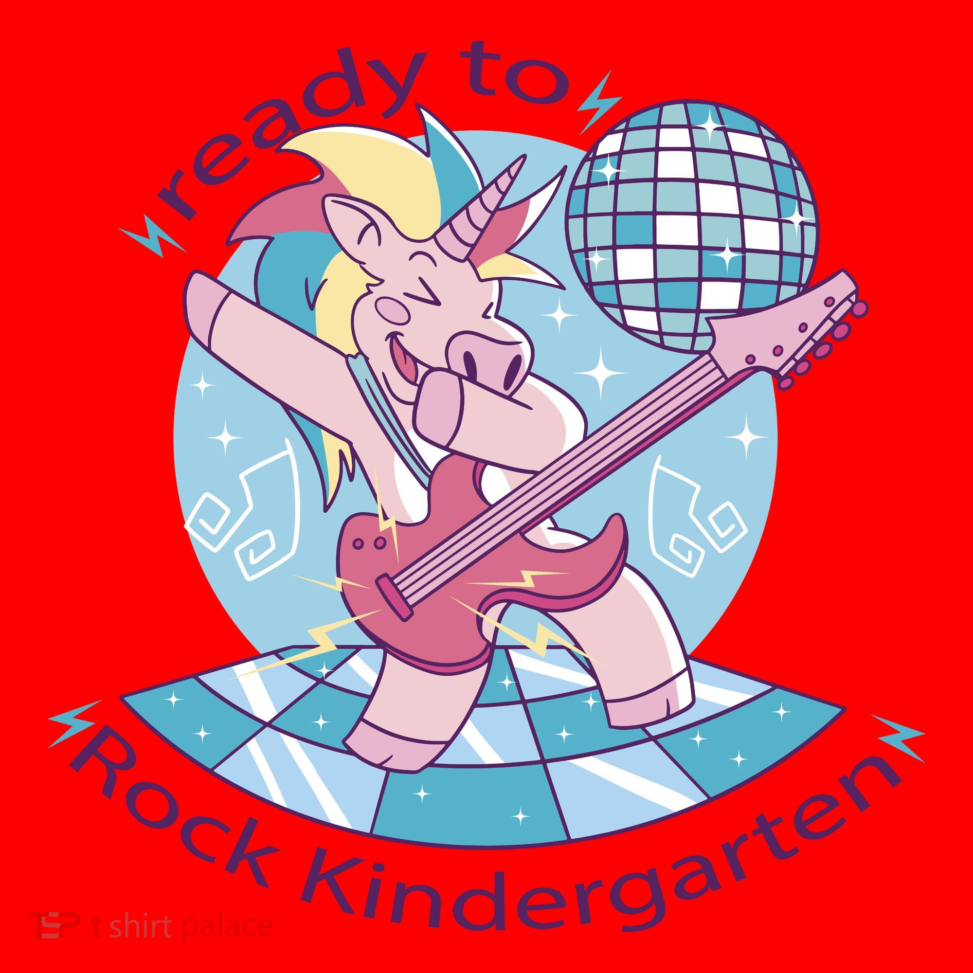 Ready To Rock Kindergarten Unicorn Back To School Santa Hat