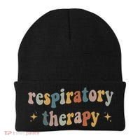Respiratory Therapy Rt Therapist Funny Rt Care Week Beanie thumb 0