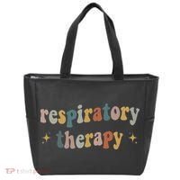 Respiratory Therapy Rt Therapist Funny Rt Care Week Tote Bag thumb 0