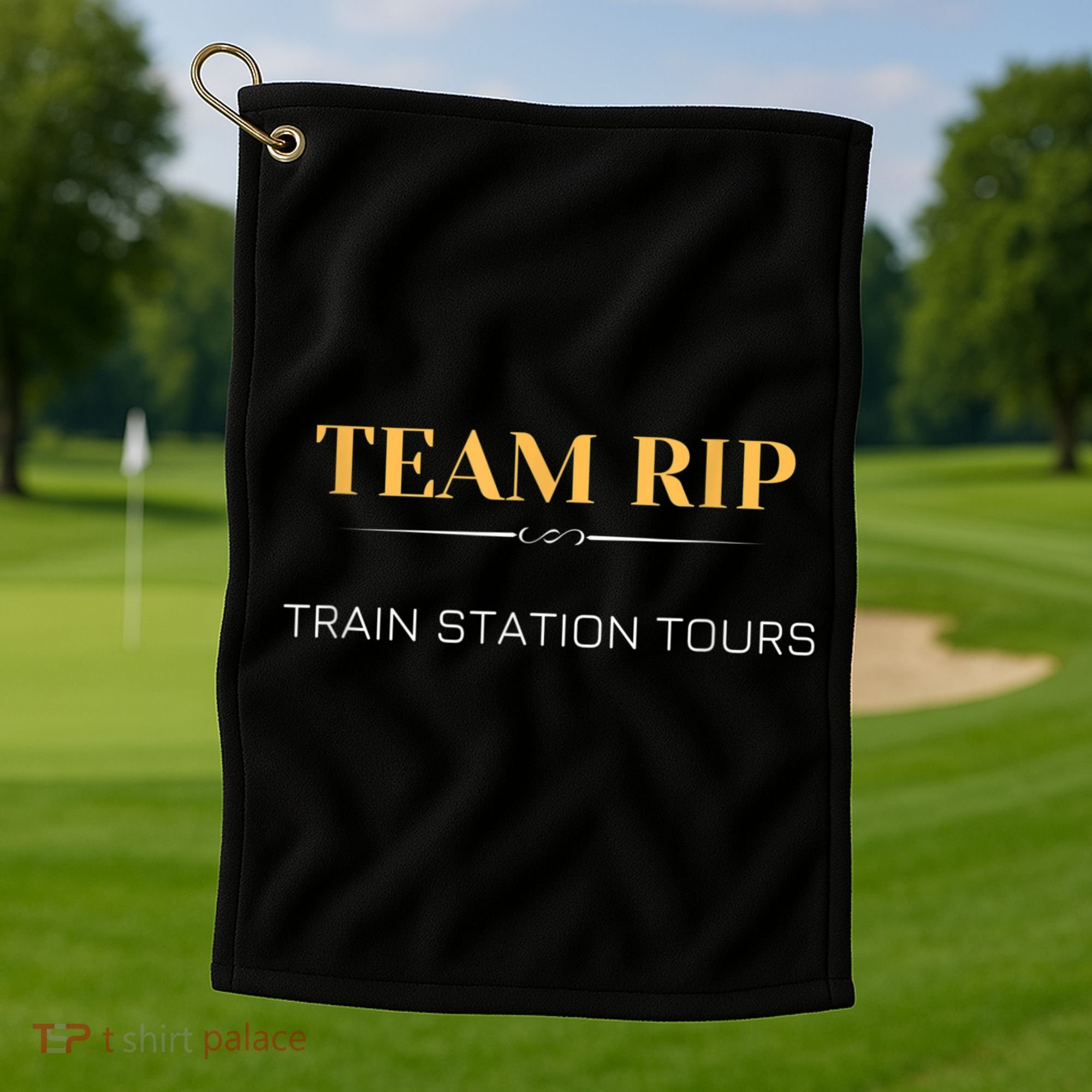 Rip, Team Rip, Train Station Golf Towel