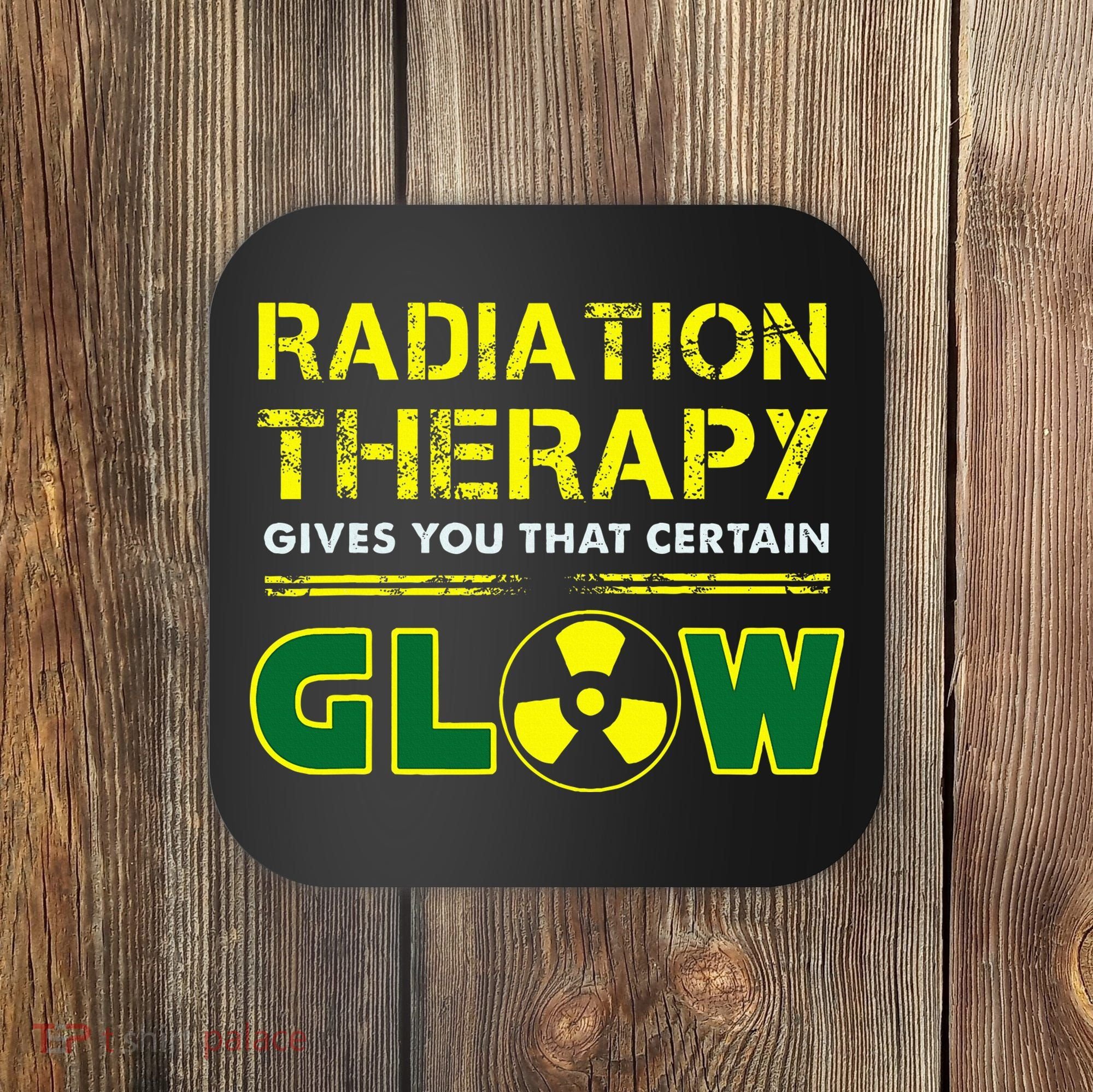 Radiation Therapy Radiation Therapist Funny Cancer Fighter Coaster