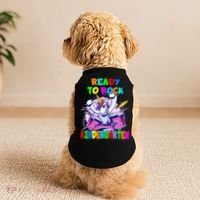 Ready To Rock Kindergarten Drumming Unicorn Preschool Meaningful Gift Doggie Tank thumb 2