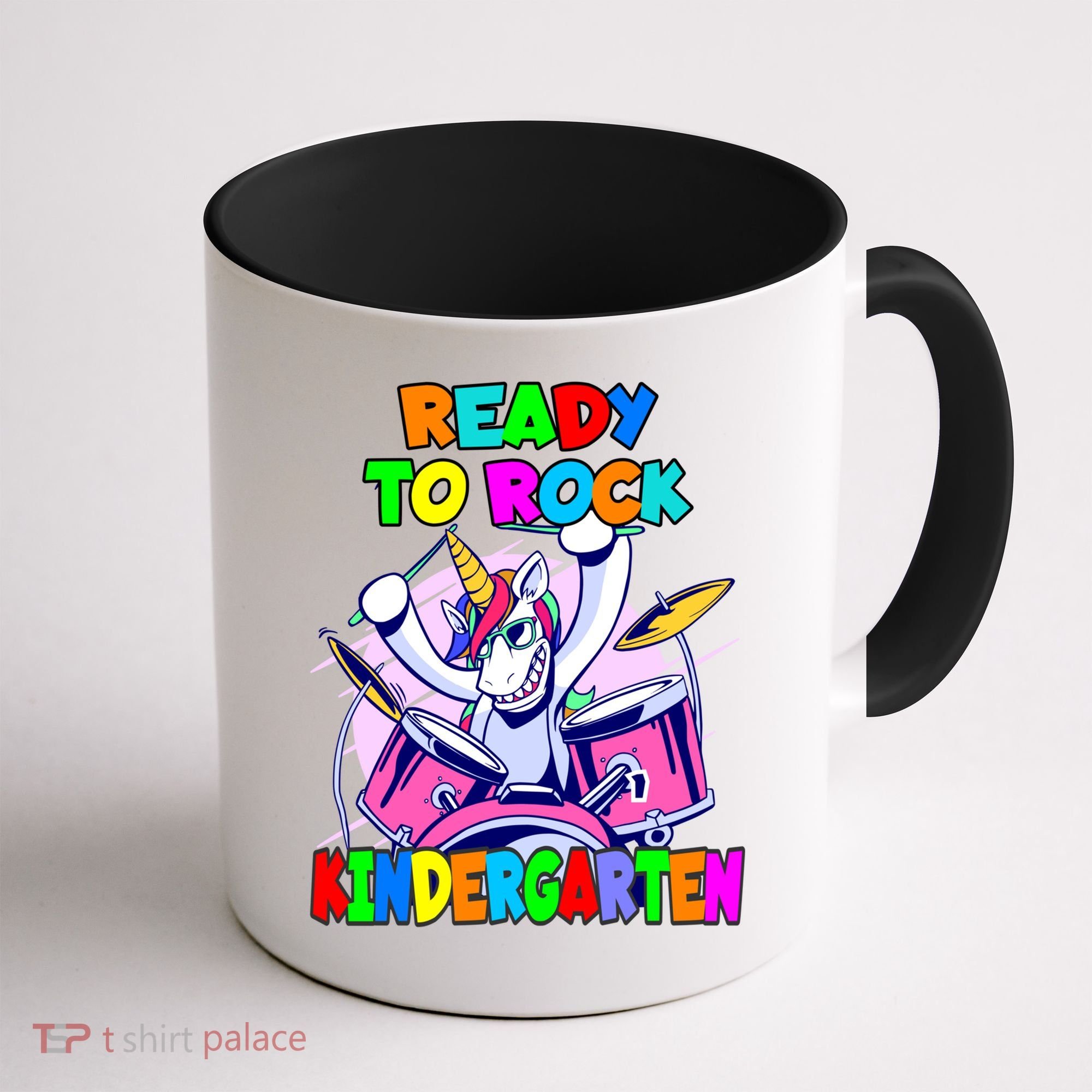 Ready To Rock Kindergarten Drumming Unicorn Preschool Meaningful Gift Coffee Mug