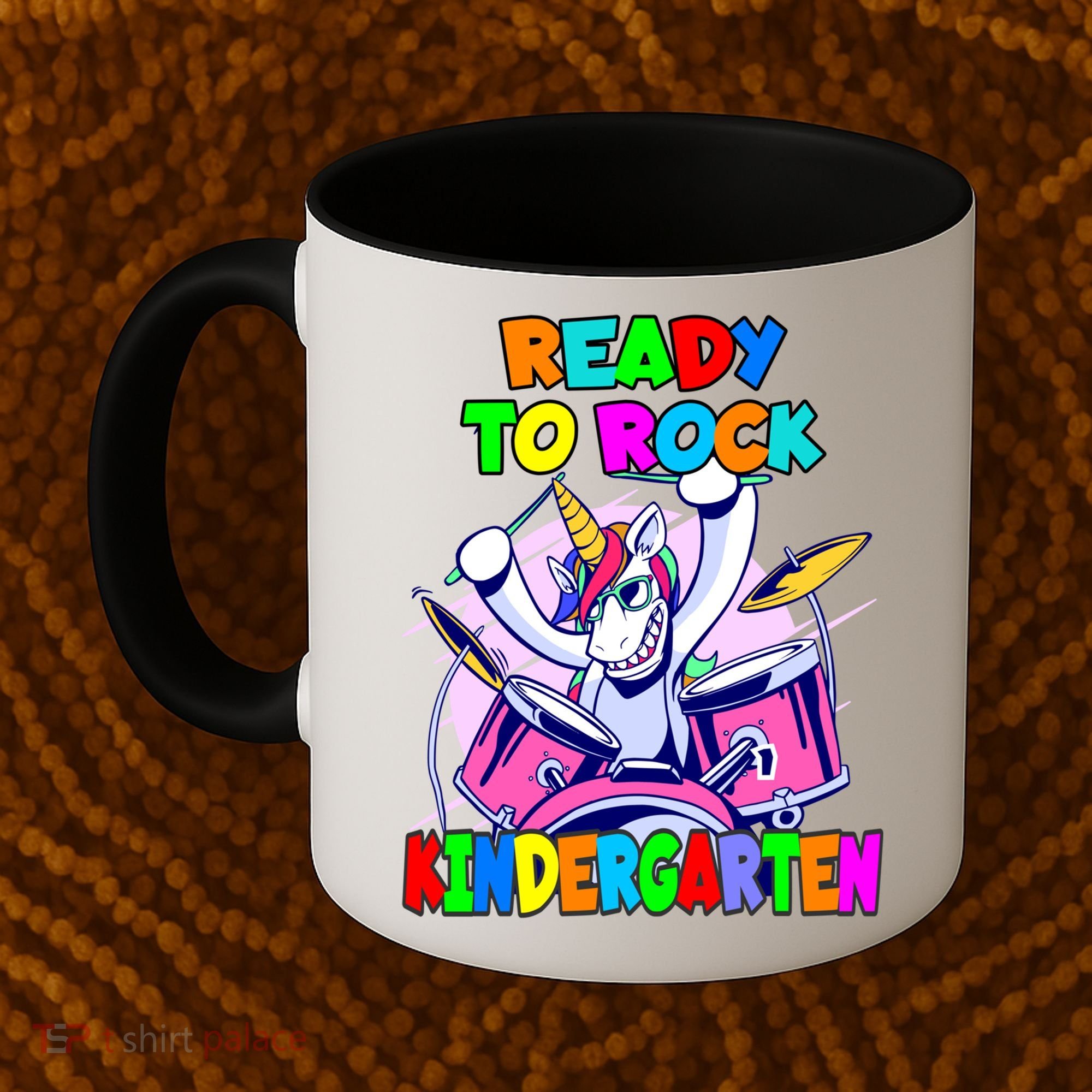 Ready To Rock Kindergarten Drumming Unicorn Preschool Meaningful Gift Coffee Mug